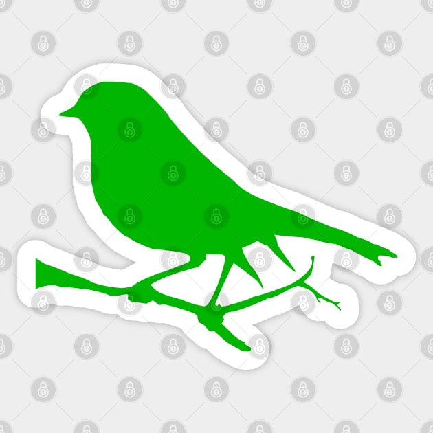 Bird shape Sticker by PhantomLiving